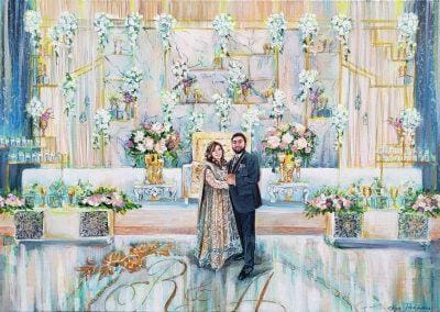 Live Wedding Artist / Live Wedding Painter Olga Pankova Z