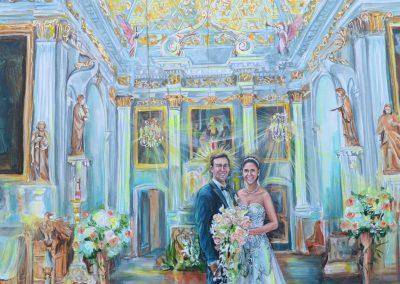 Live Wedding portrait by Olga Pankova