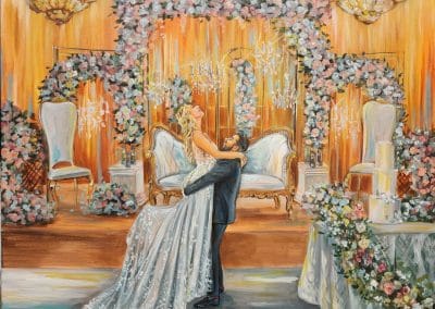 Live Wedding Artist / Live Wedding Painter Olga Pankova 98