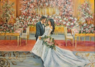 Live Wedding portrait by Olga Pankova